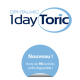 Ophtalmic 1 day Toric est maintenant disponible par boite de 90 lentilles